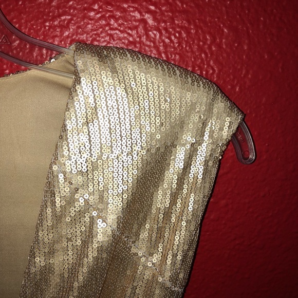 Gold sequin romper - Picture 6 of 8